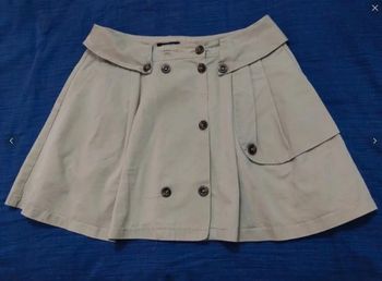 Jupe beige été saharienne t 40 Morgan