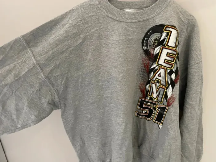 Vintage 90s Bryan Howland Nascar Graphic Crewneck Sweatshirt XXL - photo numéro 6