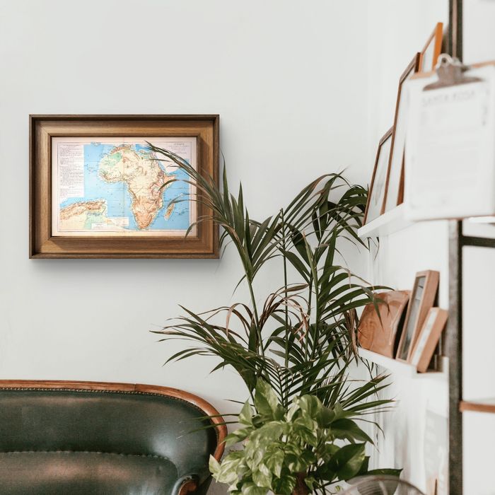 Imprimée en 1879, carte de l'Afrique. Vintage Authentique. - photo numéro 4