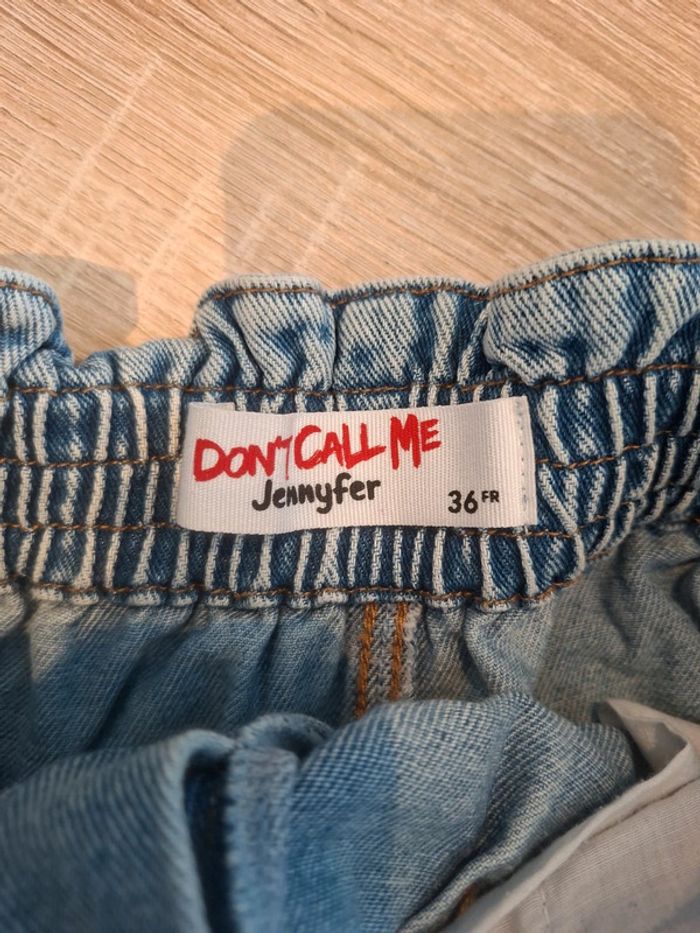 Short en jean et noeud - photo numéro 9