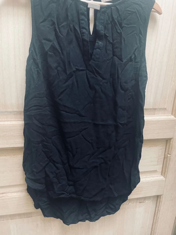 Blouse chic fluide noire Camaïeu Taille 36 - photo numéro 4