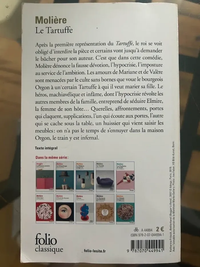 Le Tartuffe de Molière - photo numéro 2