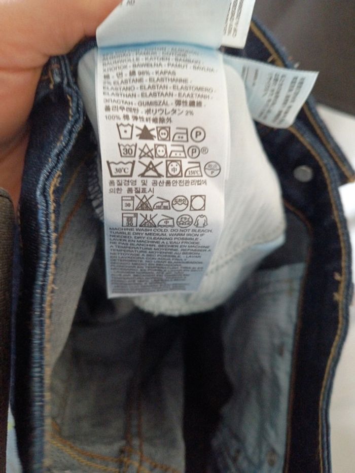 Jeans Levi's demi curve classic rise straight taille 27 bleu foncé - photo numéro 14