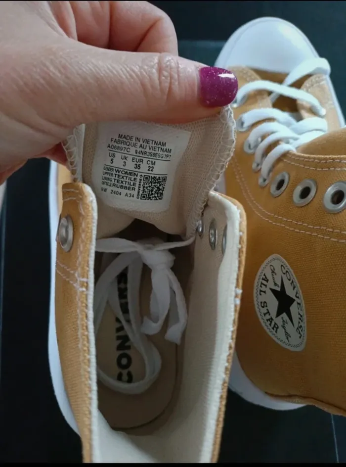 Baskets converse a plateforme - photo numéro 8