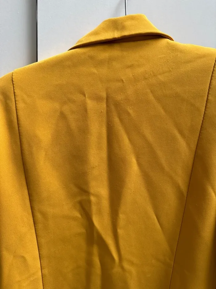Veste blazer jaune - photo numéro 4
