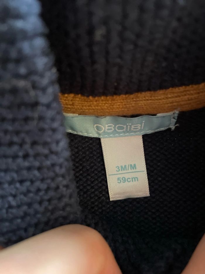 Gilet épais obaibi 3 mois - photo numéro 2