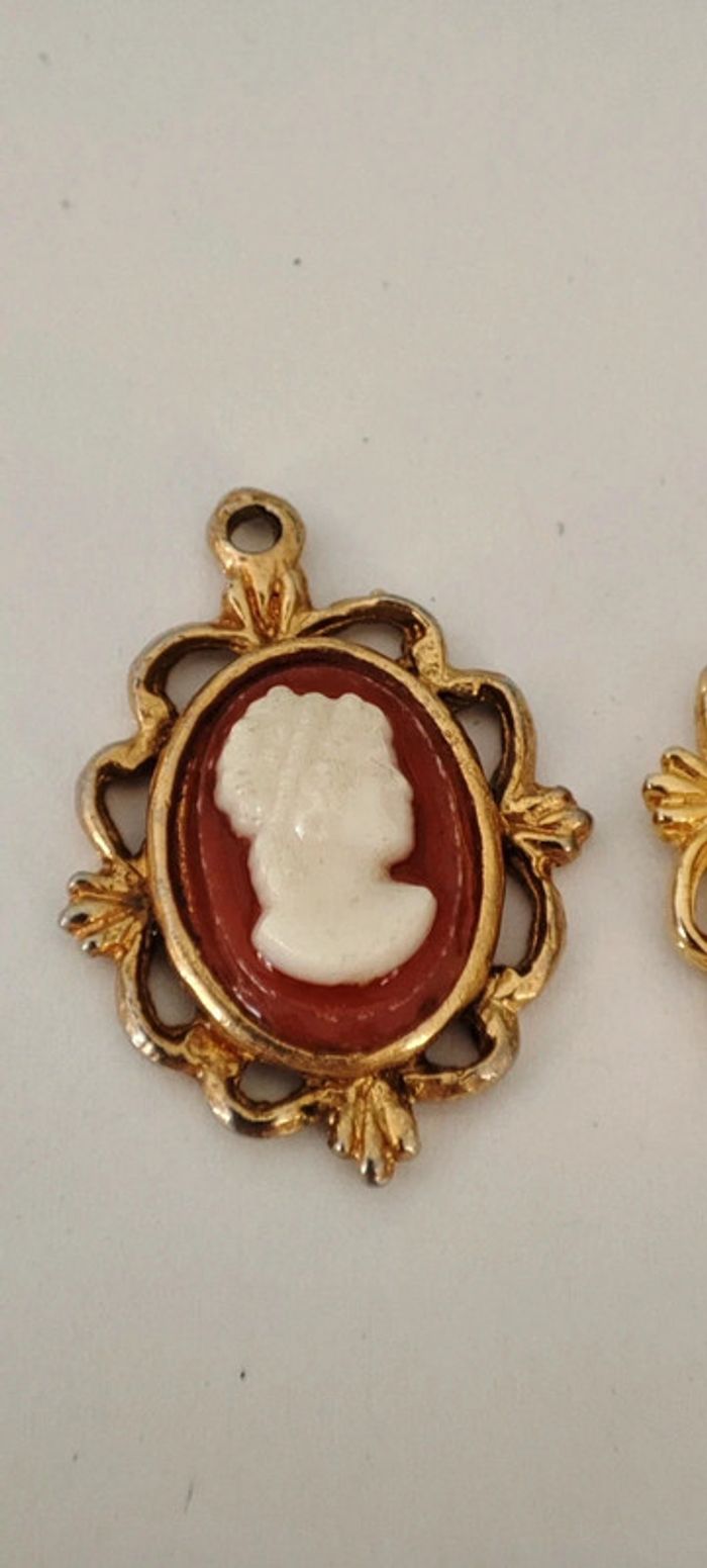 2 pendentifs camée - photo numéro 2