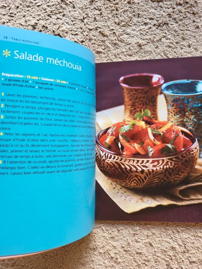 Lot de 2 livres de cuisine recettes de riz et réceptions à thème - photo numéro 8