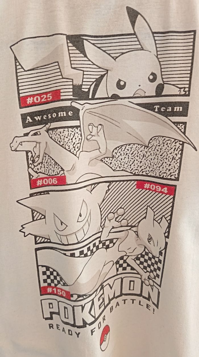 Tee-shirt Pokémon M - photo numéro 5