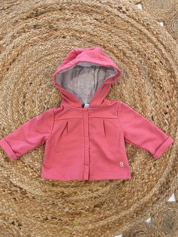 Sweat a capuche bébé fille 3 mois