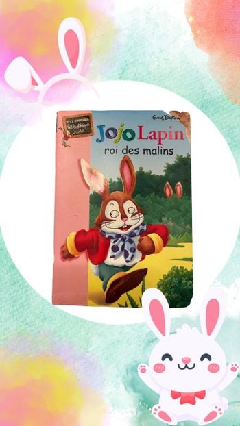 Livre ma première bibliothèque rose Jojo lapin
