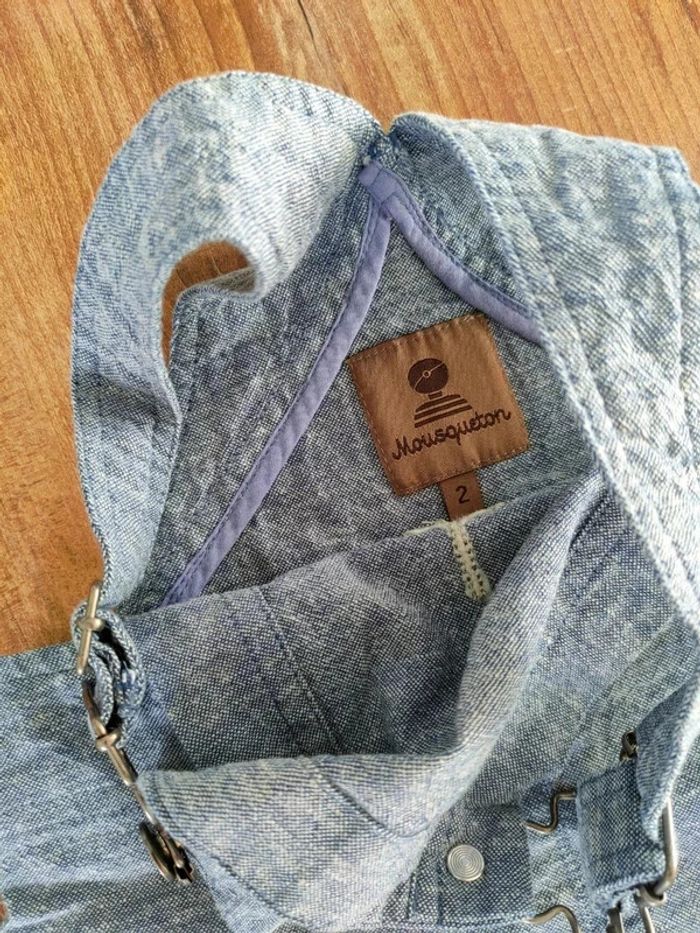 Robe bleu chiné 24 mois - Neuve - photo numéro 4