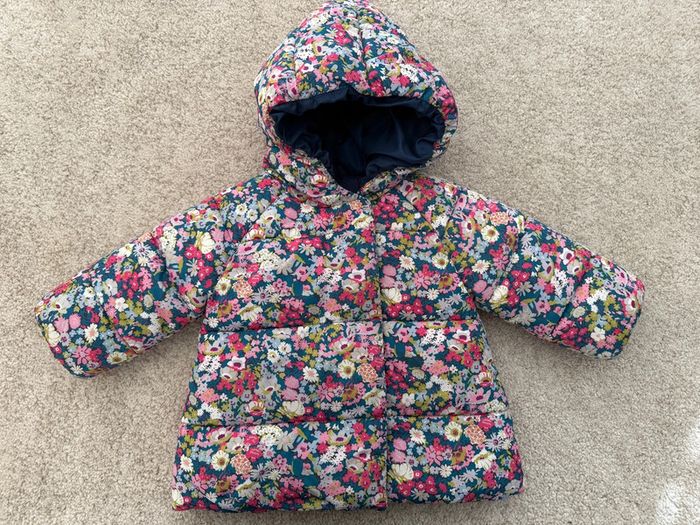 Manteau doudoune imprimé liberty Jacadi 🌻