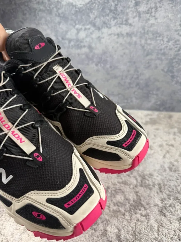 Salomon ACS+ Heritage - Black & White & Pink - photo numéro 15