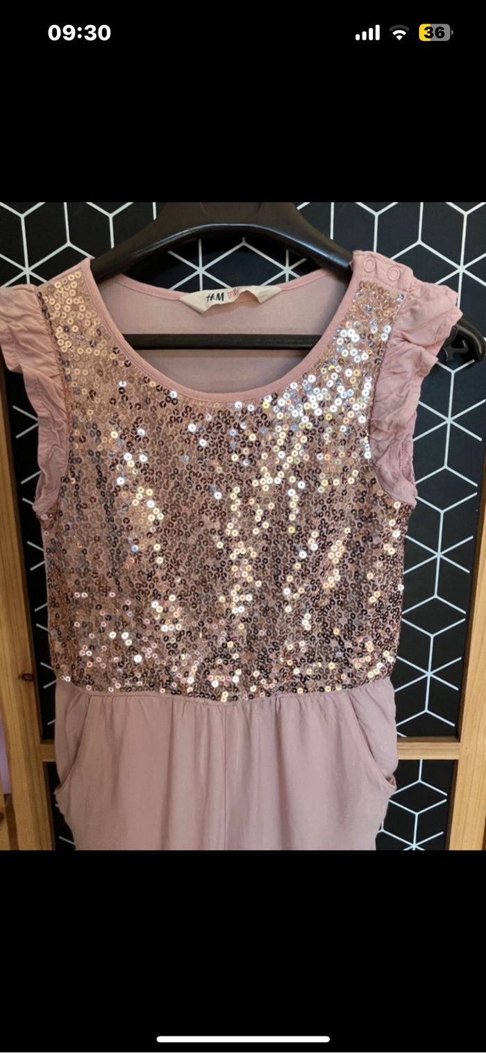 Combinaison rose à sequins - photo numéro 4