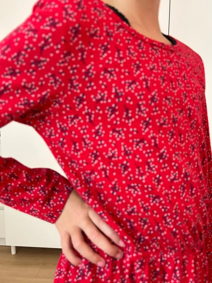 Robe en coton rouge - photo numéro 2