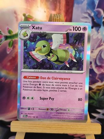 Xatu holo rare 72/182 faille paradoxe