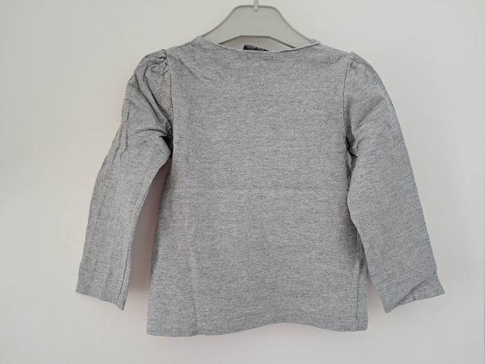 Tee-shirt manche longue 4 ans gris "dream" - photo numéro 3