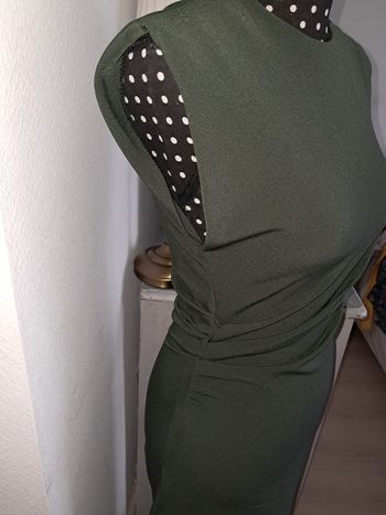 Robe longue drapée. Zara 34 