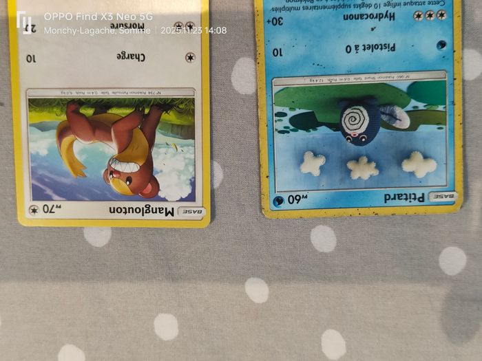 Lot 2 Cartes Pokémon base 2017 - photo numéro 4