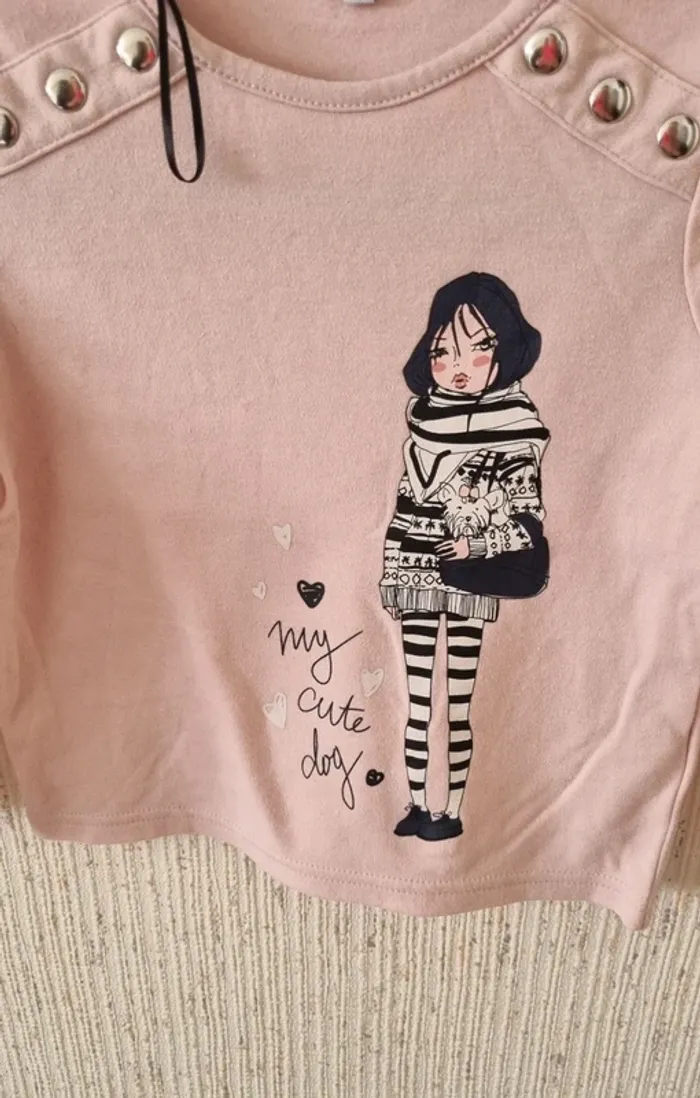 Tee shirt manche longue taille 4 ans - photo numéro 3