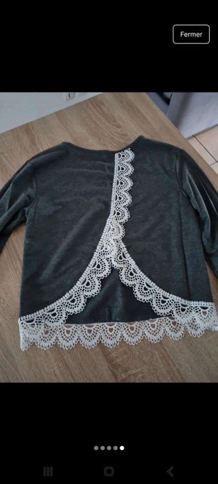 Haut dentelle - photo numéro 5