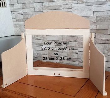 Butai pour des planches kamishibai 27,5 x 37 cm et 28x38 cm