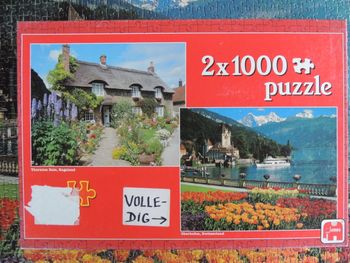2 puzzles de 1000 pièces