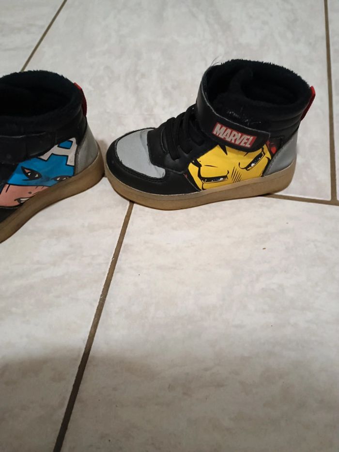 Chaussures lumineuses marvel - photo numéro 3