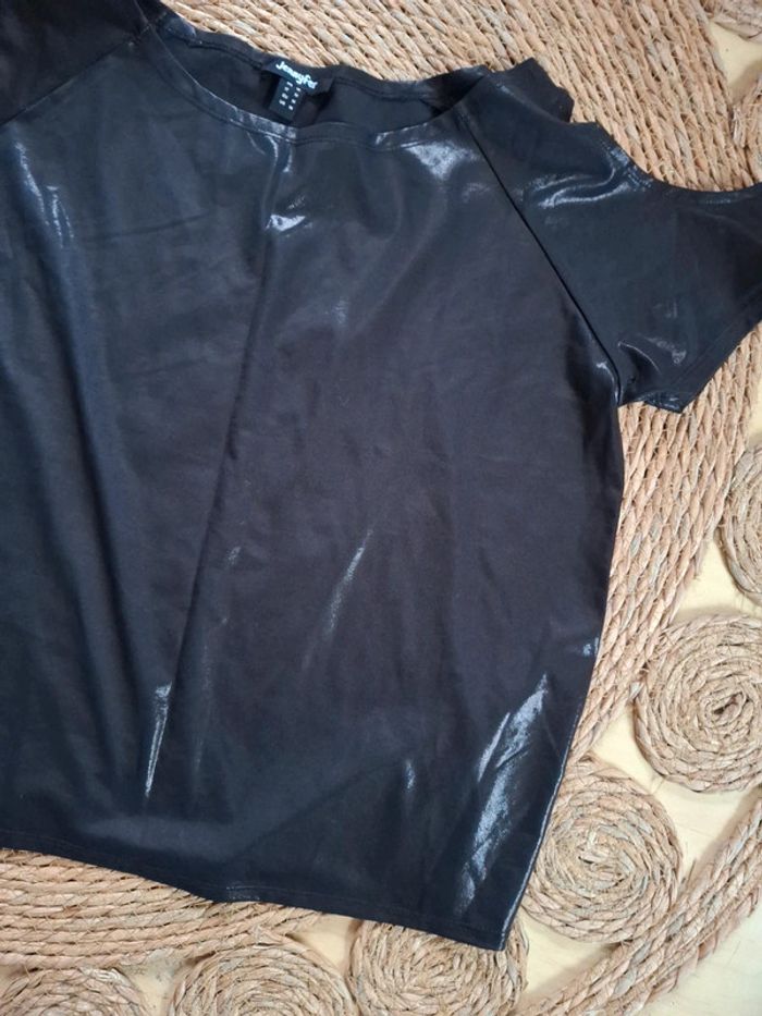 T shirt aspect enduit Jennyfer taille M