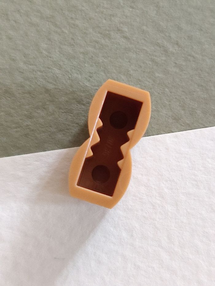 🧱 100 briques-rondins 1x2 nougat moyen LEGO - État neuf 🌟 - Envoi rapide 🚚💨 - photo numéro 3