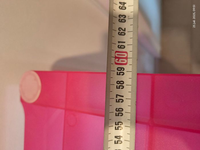 Etagère plastique rose 4 niveaux TBE - photo numéro 3