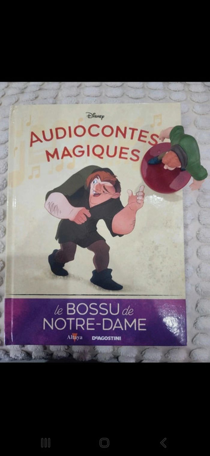 30Eme audioconte magique collection altaya deagostini livre et figurine disney audio conte