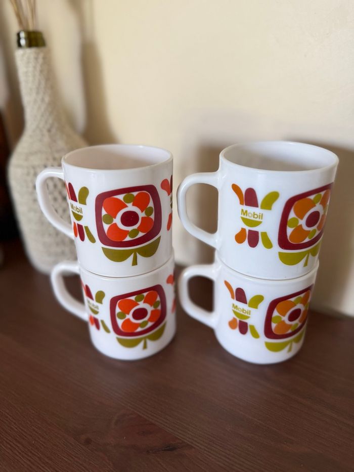 Lot de 4 mugs mobil  - Arcopal - photo numéro 8