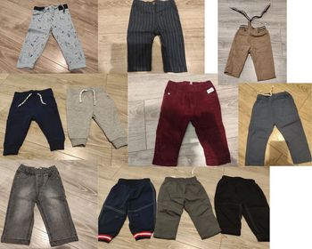 Lot pantalons bébé garçon 6 mois Grain de Blé Kiabi Primark ZY