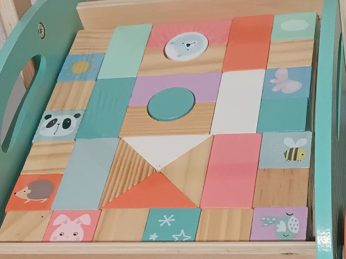 Chariot cubes bois - photo numéro 4