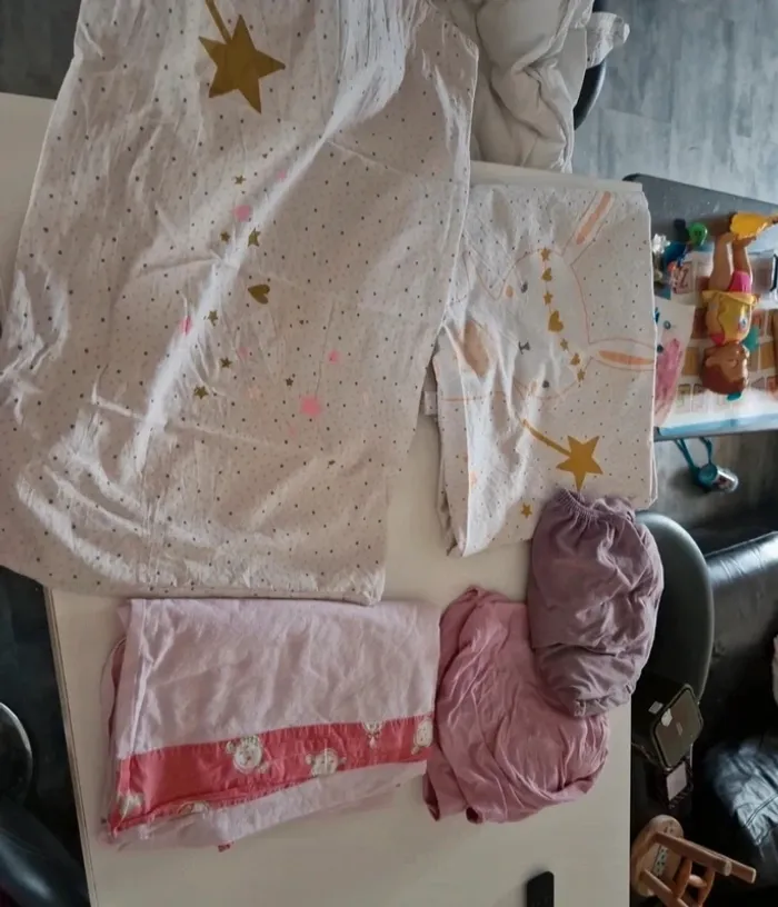 couette + drap pour lit bébé 75×120 - photo numéro 3
