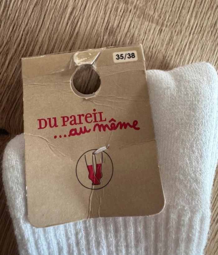 Paire de chaussettes dpam pointure 35/38 neuves avec étiquettes - photo numéro 3