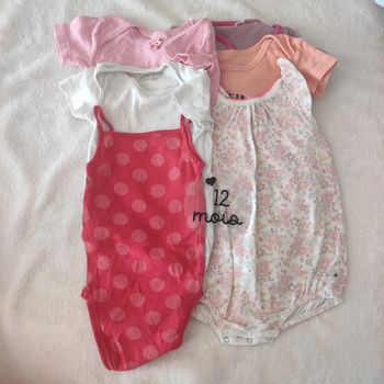 Lot body 12mois