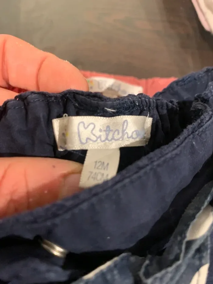 👶 Lot 4 pantalons + 2 collants fille – 12 mois – Bon état - photo numéro 8