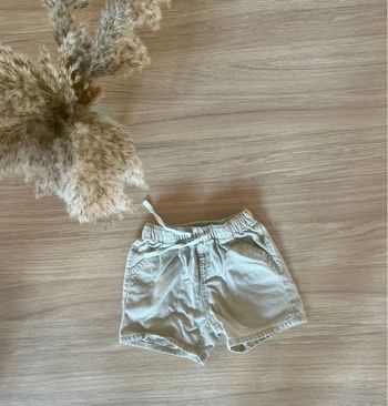 Short en jeans beige Kiabi