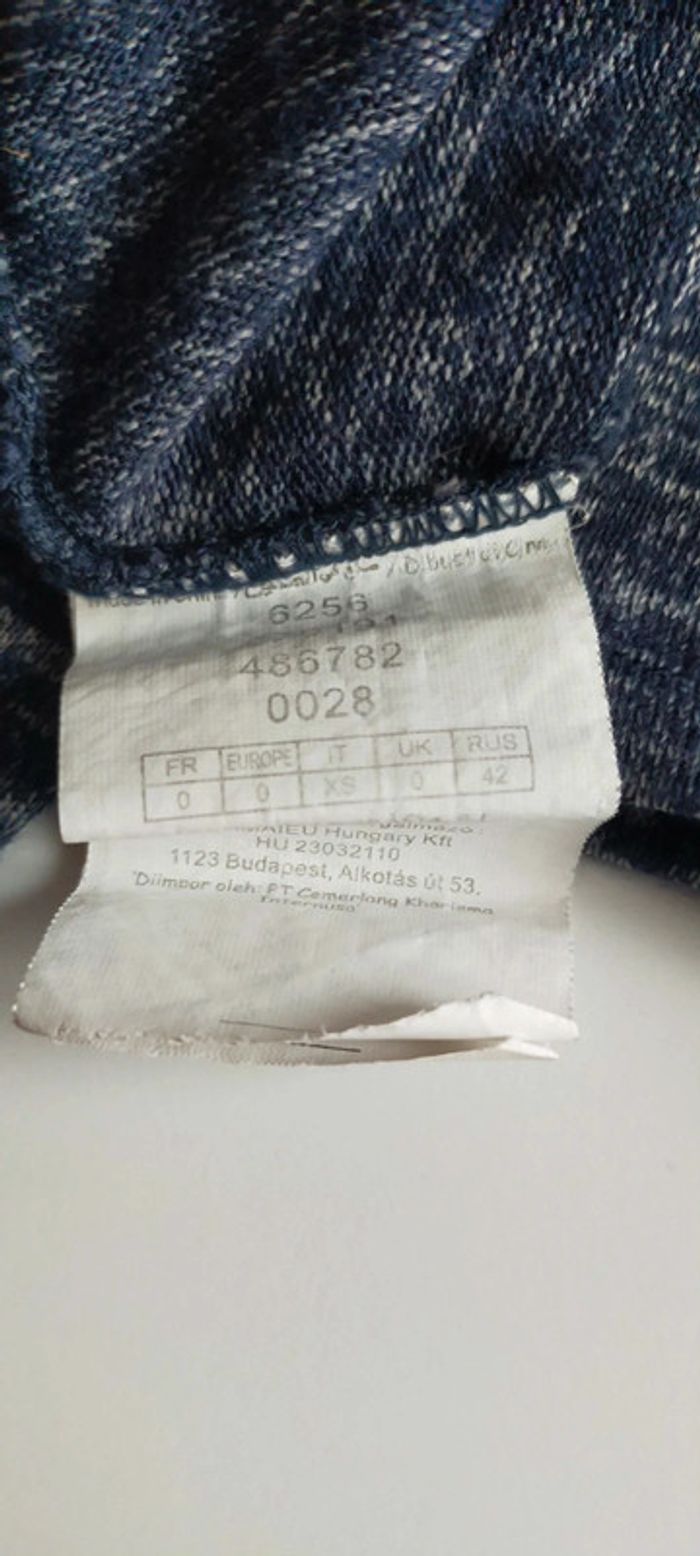 Pull chiné bleu Camaïeu - photo numéro 5