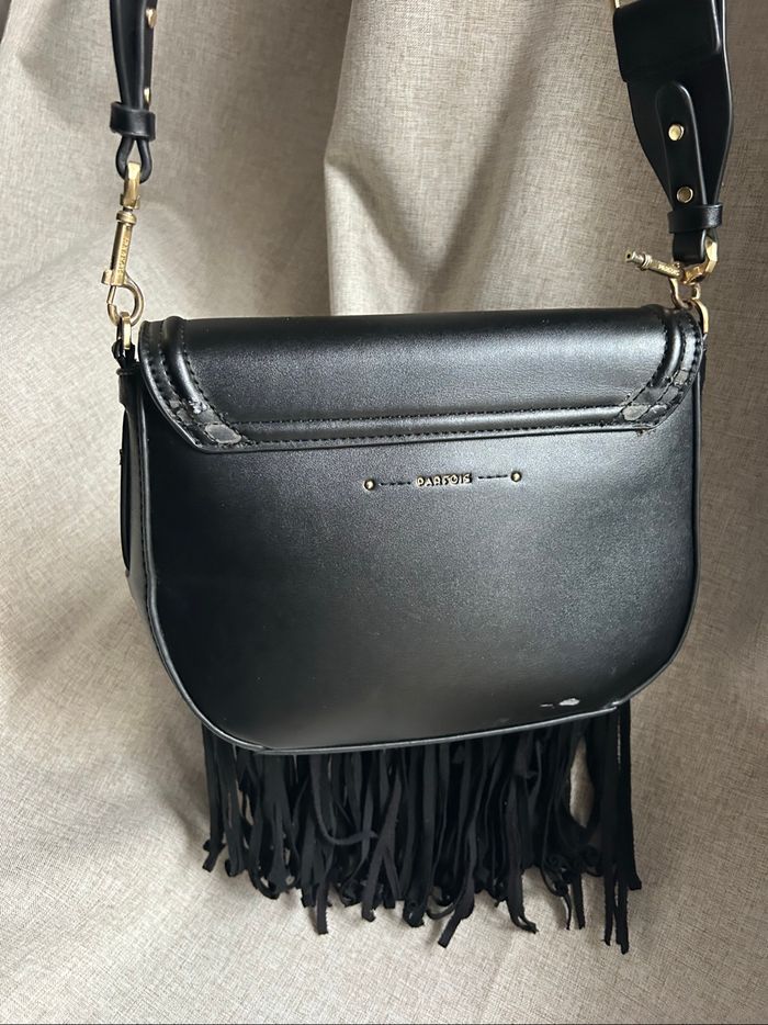 Sac noir à franges de la marque Parfois - photo numéro 2