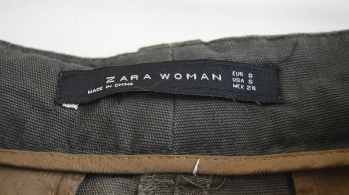 Short bicolore Zara Woman taille S – poches contrastées – coupe structurée - photo numéro 3