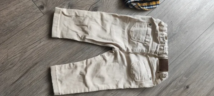 Ensemble tape à l'oeil chemise pantalon 9 mois - photo numéro 4