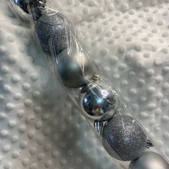 ✨🎄 Set 9 boules argentées – 3 styles différents 🎄✨