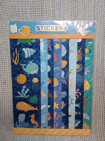 Autocollants Stickers "Animaux marins"(A)