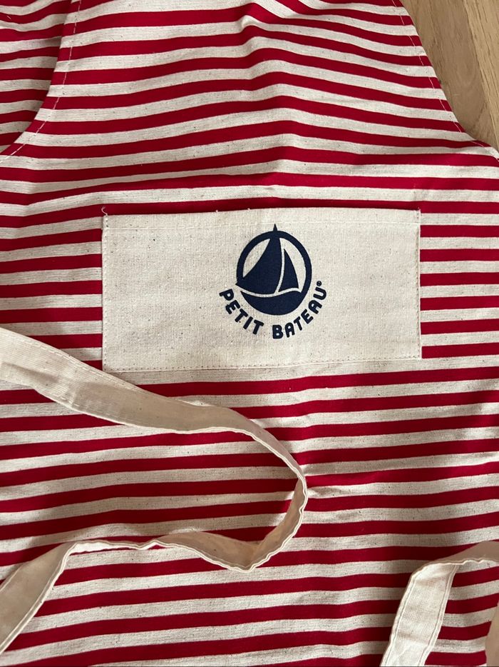 Ensemble tabliers parents enfant petit bateau neuf - photo numéro 3