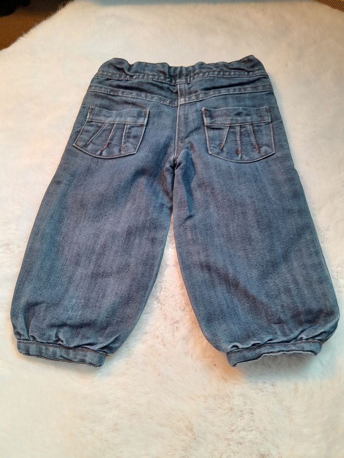 adorable Jean Bouffant/Sarouel Bébé Fille "Tape à l'œil" (TAO) - 12 Mois / 74 cm - photo numéro 2