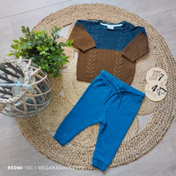 🧸 Ensemble Bébé Garçon – Tape à l’Oeil TAO – Taille 12 mois / 74 cm 🧸